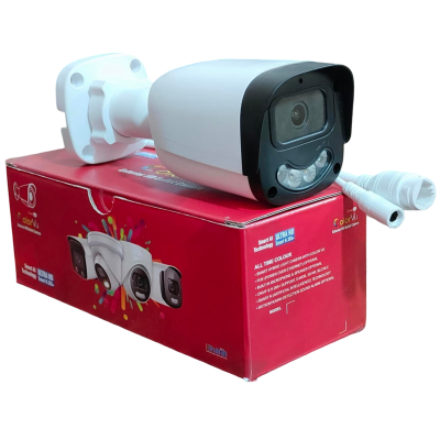 5mp ip poe with audio 4 array starlight light bullet camera with box & printing (L34 PCB, Lens-4mm YT1053)