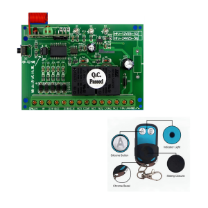 ​​​​​​​smart home automation DC 12V~24V two-way wireless rf remote control gate door opener lock on/off & motor forward and reverse controller switch with remote