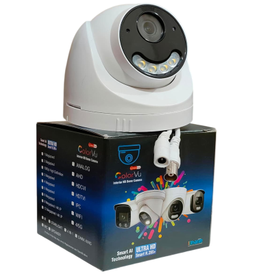 2mp AHD with audio 4-IN-1 4 array starlight light dome camera with box & printing (HD561F Ruision PCB, Lens-4mm YT1053)