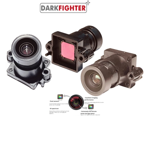 YTOT Genuine Dark Fighter Ultraviolet 4mm 8CM 3MP F1.0 1/1.8 Lens with UV Lens Holder (only suitable for dark fighter pcb)