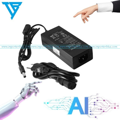 12 volt 4 amp (8ch power supply) heavy duty power adapter for dvr, nvr, wifi camera, modem, swith, router, cctv camera, tata sky, dish tv, led strips, led/lcb monitor