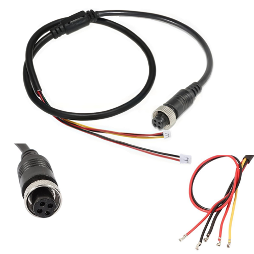 M12 5 pin cable for cctv camera