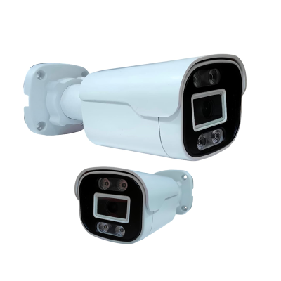 4 array dual light white ir led bullet camera housing