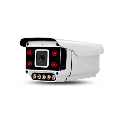 9 array IMPORTED METAL DualLight led dhu cctv big bullet camera housing with led & glass