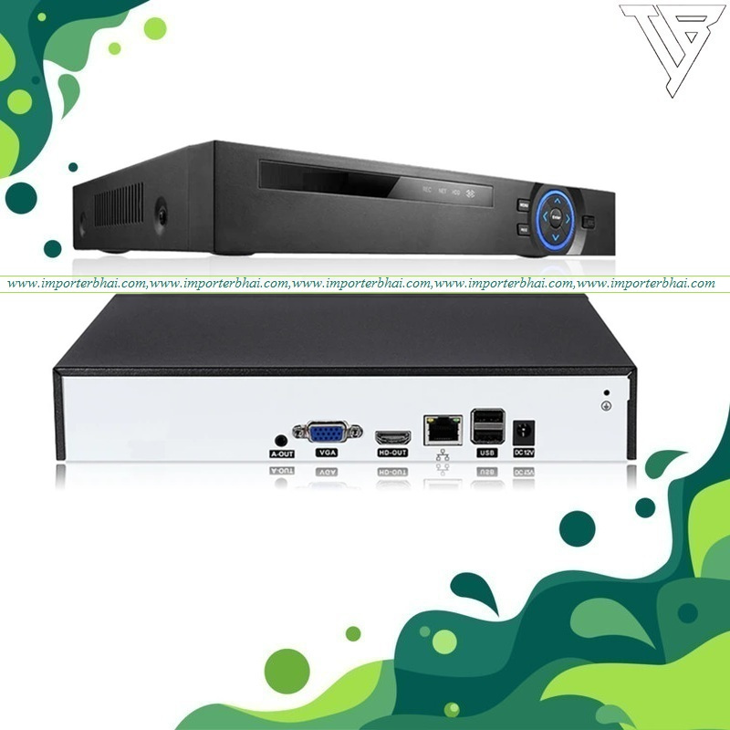 10 channel xmeye 1 sata 4K 8 megapixel Full Ultra HD H.265 onvif nvr with two way audio support with box & all accessories