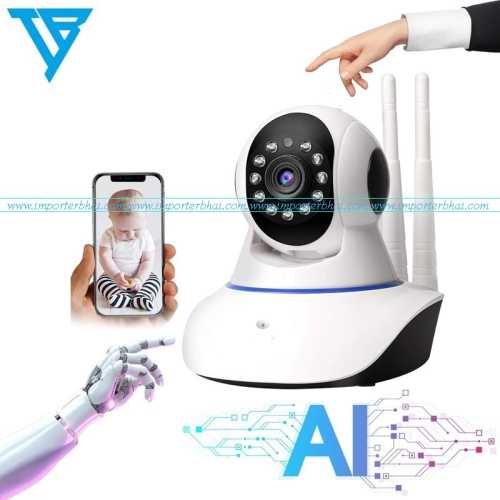 2MP 1080P Ai wifi single lens dual antenna IR led ultra hd smart baby monitor auto tracking ip pt two way audio cp surveillance cctv camera v380 Pro